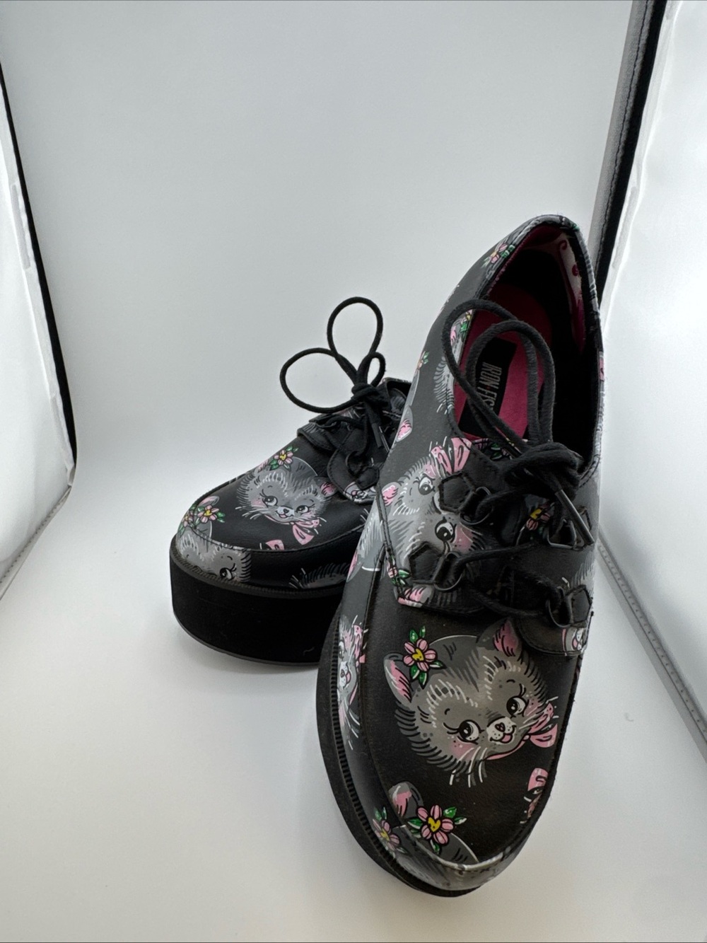 Rare Iron Fist Cat Lady Creeper Shoes US Size 6